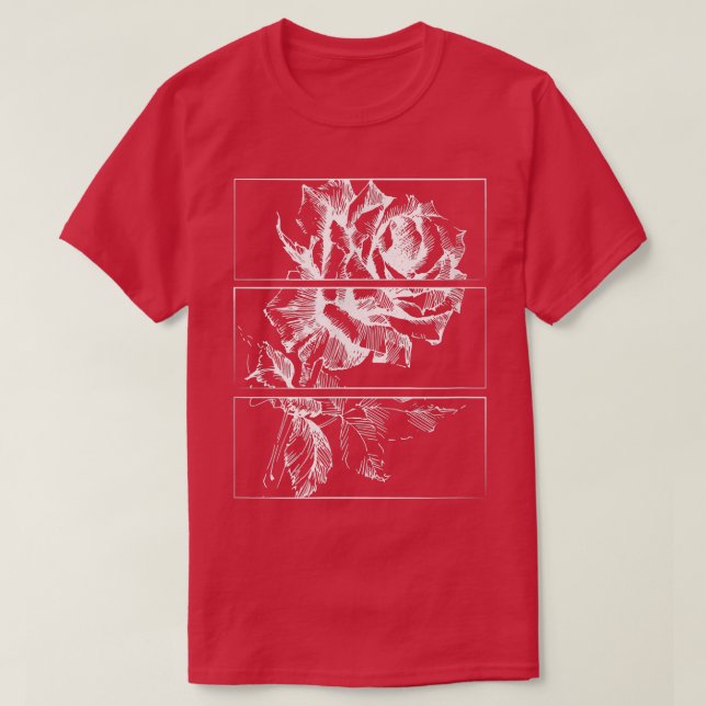 Svart Ro Aesthetic Clothing Soft Grunge Clothes T Shirt (Design framsida)