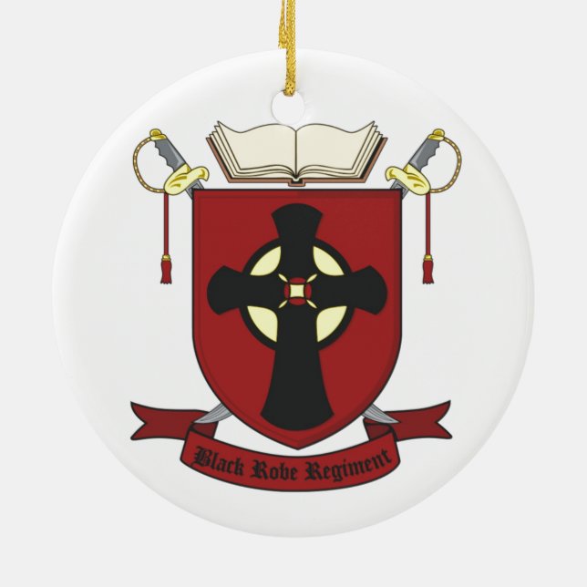 SVART ROBEREGIMENT JULGRANSPRYDNAD KERAMIK (Baksidan)