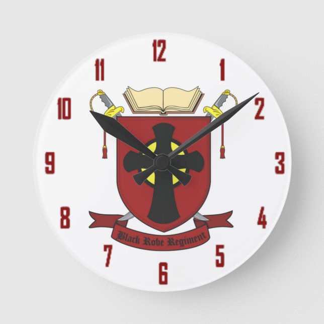 SVART ROBEREGIMENT RUND KLOCKA (Framsida)