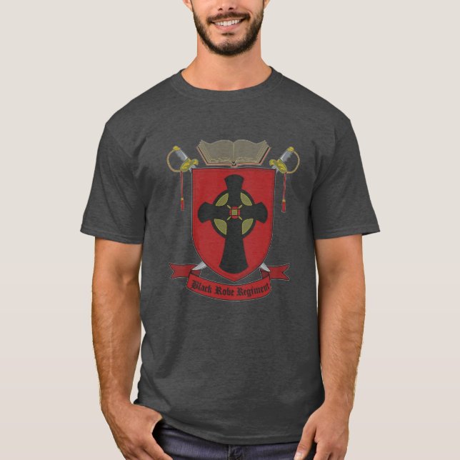 SVART ROBEREGIMENT TEE SHIRT (Framsida)