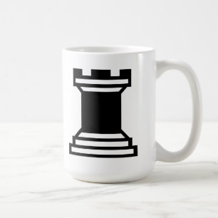 Svart rocka kaffemugg