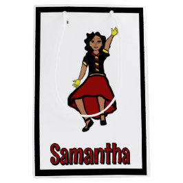 Svart, röd Gult, nivåindelad dansare nr 2