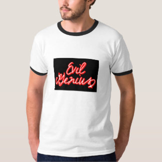 Svart/röd Ringer för ont snille T-shirt