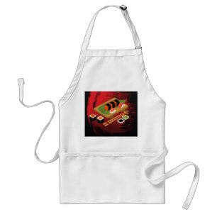 Svart & Röd Sushi kock Förkläde