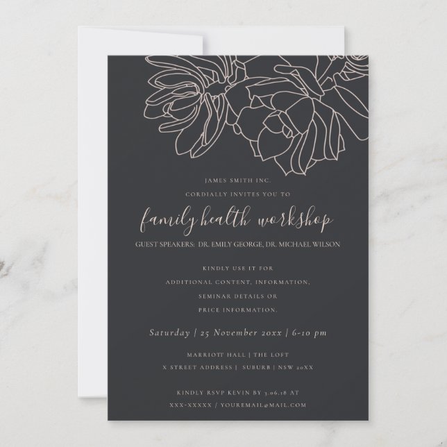 SVART RODNAD ÖKENKACTUS SUCCULENT WORKSHOPSEVENT INBJUDNINGAR (Framsida)