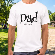 Svart Rolig Fet Enkel Pappa Grundad Ny Pappa