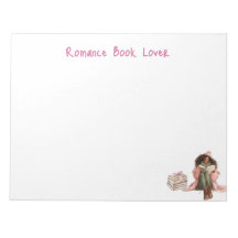 Svart Romantik Bok Älskare Personlig Stationery
