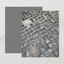 Svart romersk gatsten skrapbokspapper