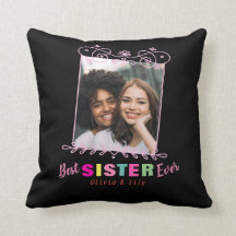 Svart Rosa - bästa syster - någonsin BFF Fotosamli