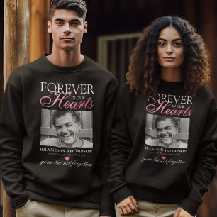 Svart Rosa - glitteral Photo Memorial T Shirt
