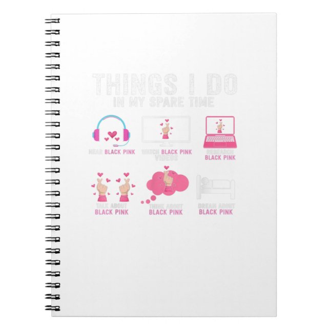 Svart Rosa i popup-popup-popup-popup-fönstret för  Anteckningsbok (Framsidan)