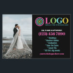 Svart Rosa Logotyp Foton Promo Small Business Flygblad<br><div class="desc">Svart, gult och shock rosa marknadsföring-flygare för din personlig för små företag med logotyp, foton, QR-kod och anpassningsbar. Personlig-reklamflygare för ditt småföretag, kanske fotografi, landskapsvård, skönhet, hälsa och mycket annat. Lägg till foton, adress, social-media, mobilt nummer och all information som dina framtida kunder och kunder kan behöva. Personlig för allmänna...</div>