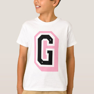 svart rosabrevG T-shirt