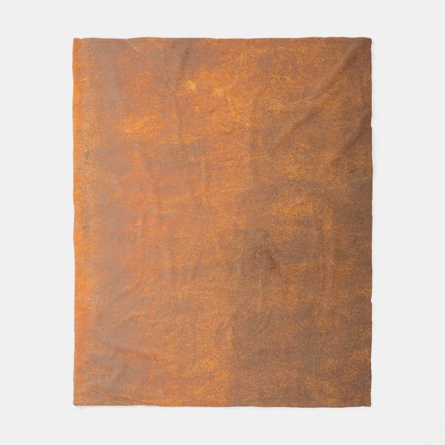 Svart rost, nära metall struktur. fleecefilt (Framsidan)