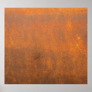 Svart rost, nära metall struktur. poster