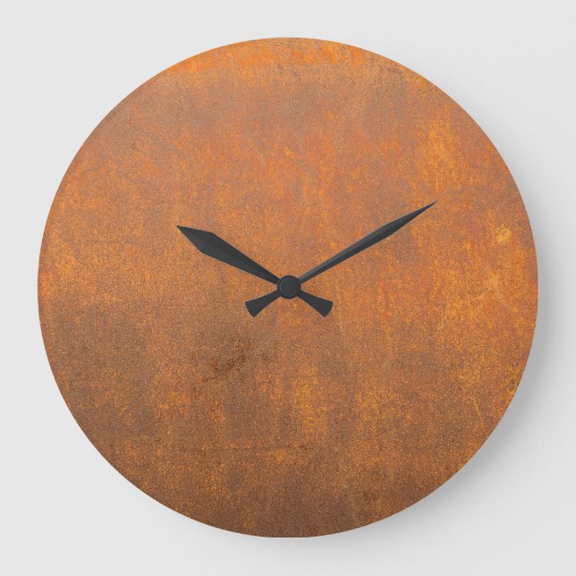 Svart rost, nära metall struktur. stor klocka (Framsida)