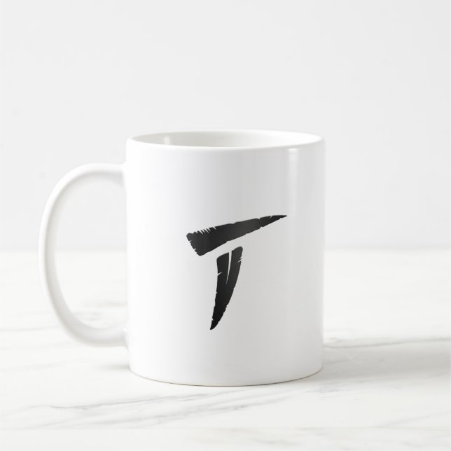 Svart rovdjur kaffemugg (Vänster)