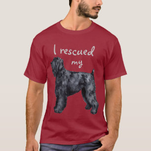Svart rysk Terrier för rädding T-shirt