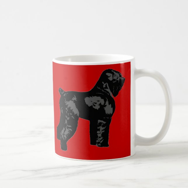 Svart rysk Terrier Kaffemugg (Höger)