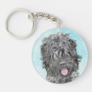 Svart, rysk terrier-målning - Cute Original-Hund
