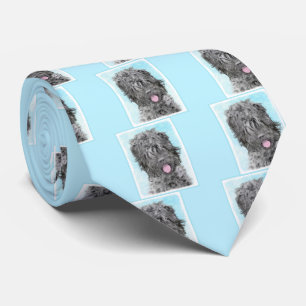 Svart, rysk terrier-målning - Cute Original-Hund Slips
