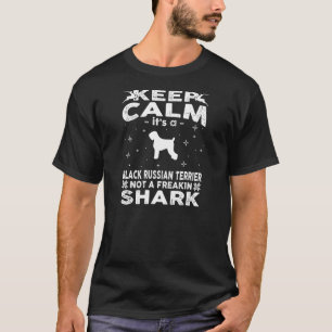 Svart rysk Terrier T Shirt