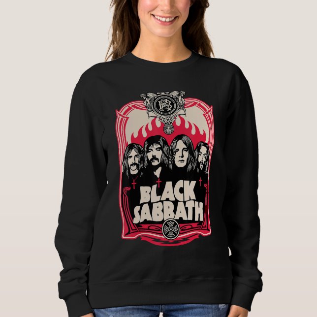 Svart sabbath Group-Vapensköld T Shirt (Framsida)