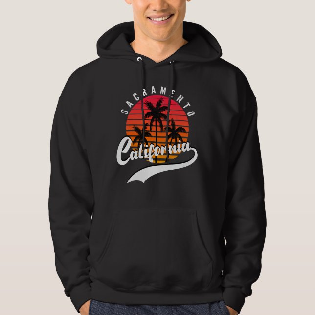 Svart Sacramento-tröja Hoodie (Framsida)