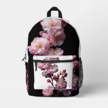 Svart Sakura körsbärsryggsäck