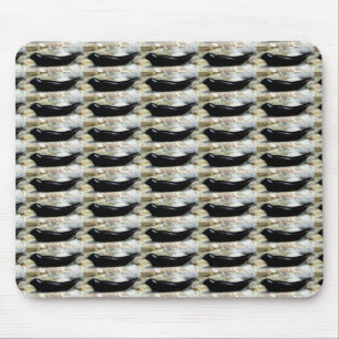 Svart sälar mousepad musmatta