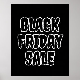 Svart säljare av Fredag Poster, stor försäljningss Poster