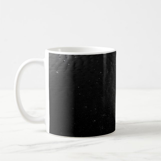 Svart sand kaffemugg (Vänster)