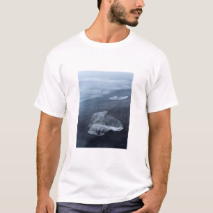 Svart sandstrand och is, Island Tee