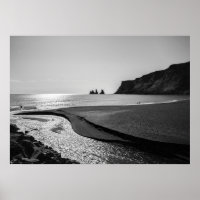 Svart sandstrand, Reynisfjara - Island