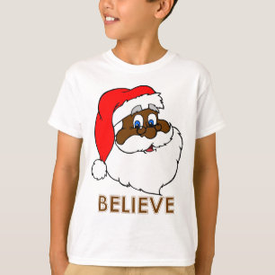Svart Santa T-shirt