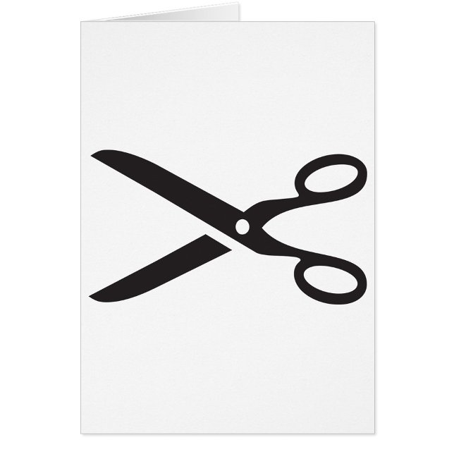 Svart sax hälsningskort (Skapare uppladdad)