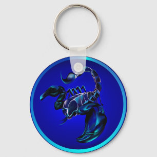 Svart Scorpion Keychains Nyckelring