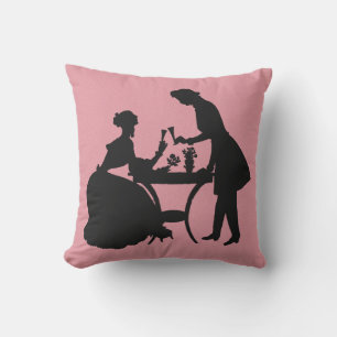 Svart Silhouette-Vintage, par toasting Vin Rosa Kudde