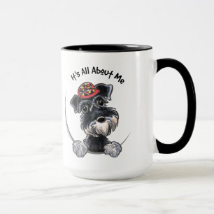 Svart silverSchnauzer IAAM Mugg