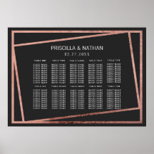 Svart sittdiagram med enkel lutning Ro Guld Gräns