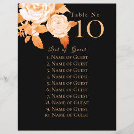 Svart sittplatskartor elegant Ro