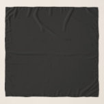 Svart Sjal<br><div class="desc">Black solid färg Chiffon Scarf av Gerson Ramos.</div>