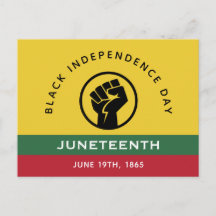 Svart självständighetsdag Juneteenth 1865 Böjd tex