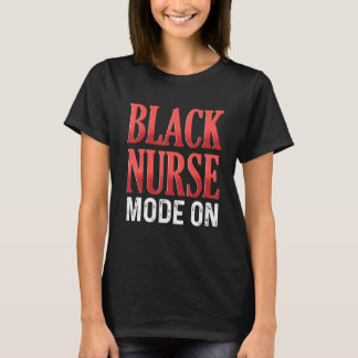 Svart Sjuksköterska Expert Afroamerikansk Historia T Shirt