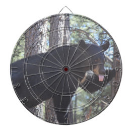 Svart skäggigt ritbord darttavla