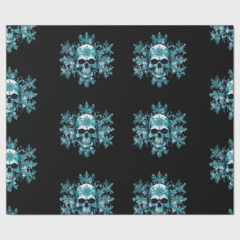 Svart skallsnowflake Julomepning papper Presentpapper