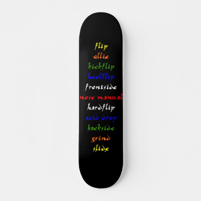 Svart Skateboard (Framsida)