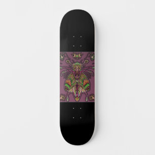 Svart Skateboard med nyare färgad insekt