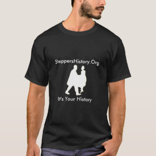 svart-skjorta-dansare SteppersHistory.Org, är det Tee Shirt