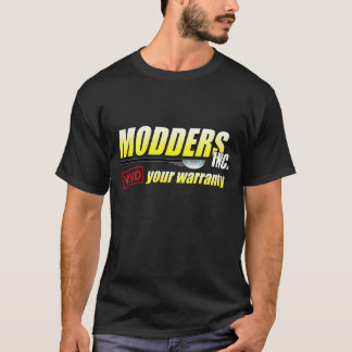 Svart skjorta för logotyp Modders-Inc Tee